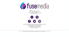 Desktop Screenshot of fusemedia.be